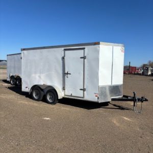 Haulmark TS7X140 Enclosed Cargo Trailer 14' (White Trailer) SOLD